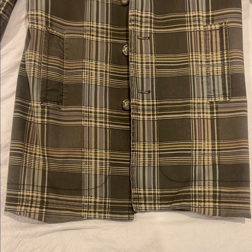 Plaid Button-Up Jacket - Picture 2 of 13